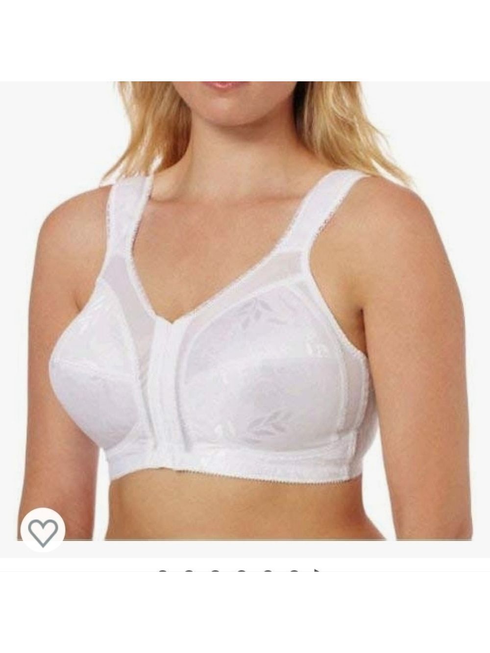 Playtex Women's 18 Hour Front-Close Wirefree Bra W/Flex Back NWOT Size 36C - Picture 4 of 10